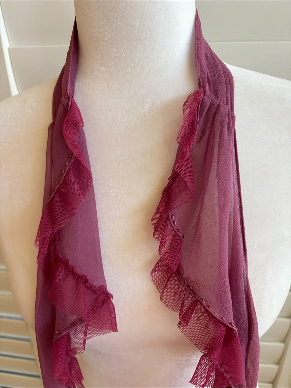 Betsey Johnson silk scarf